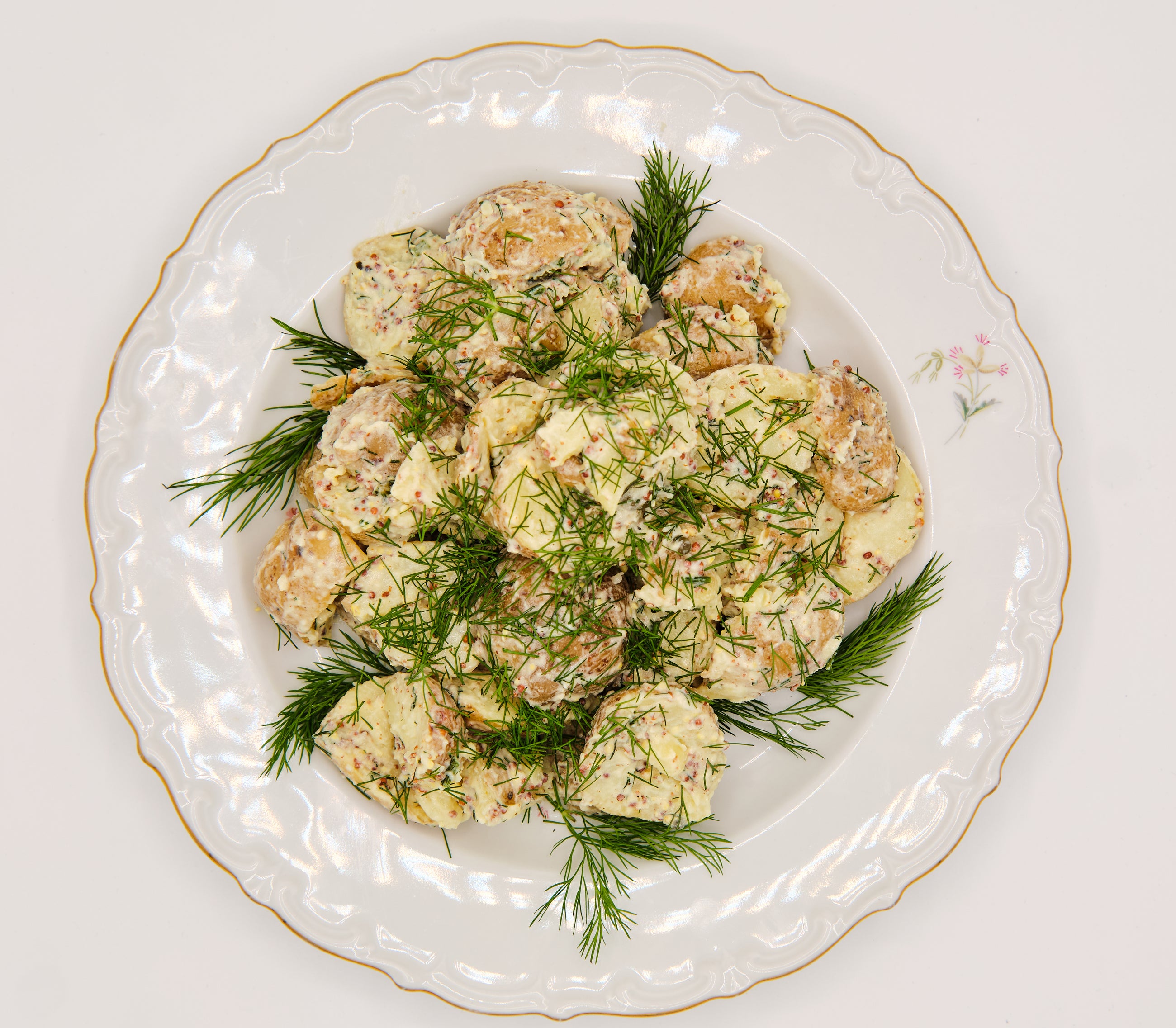 Kartöflusalat m/ grófu sinnepi & capers