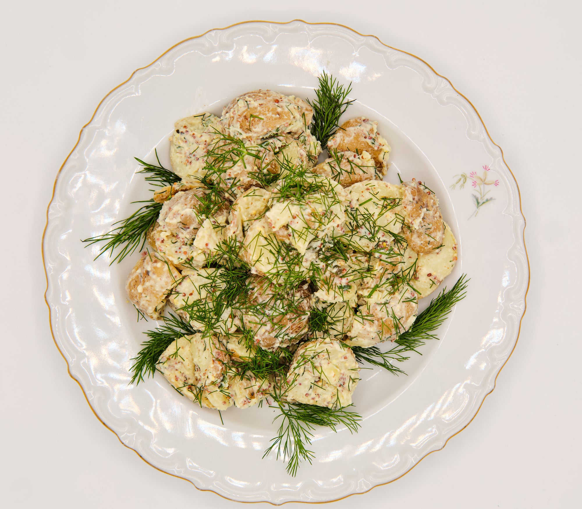 Kartöflusalat m/ grófu sinnepi & capers